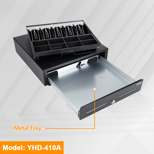 Caja Registradora con Apertura Automática de Cajón, Garantía de Dos Años, 5 Compartimentos para Billetes y 8 para Monedas, Cajón de Efectivo POS para Tiendas Minoristas - Product Image 4