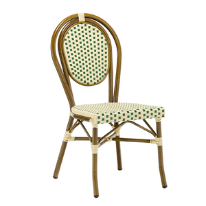Chaise de restaurant d'extérieur moderne, pliable, légère, confortable, imperméable, écologique, portable, en papier, pour patio, balcon, durable - Product Image 1