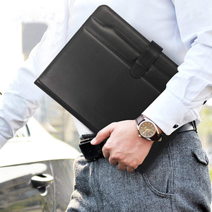 Cao Cấp Padfolio Doanh Nghiệp Tài Liệu Tổ Chức PU <span class=keywords><strong>Leather</strong></span> Hội Nghị Thư Mục - Product Image 6