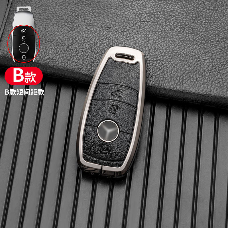 B 3btns gunmetal &amp; noir