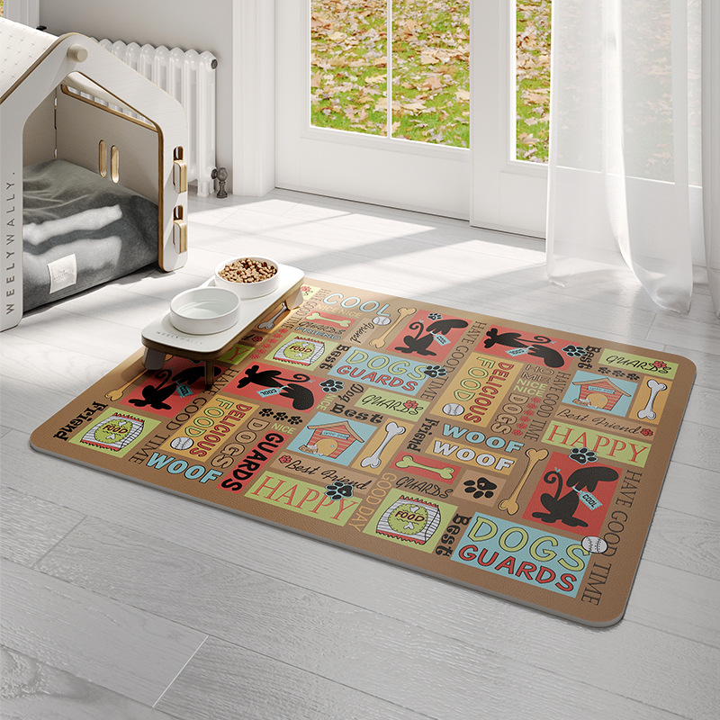 Alfombra de cuero de doble cara para mascotas - Hogar del Perro