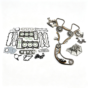 Kit de révision complet moteur HS54832P avec courroie de distribution, pompe à eau et jeu de joints de culasse six cylindres, compatible avec les pièces de moteur 3.2L BDX <span class=keywords><strong>V6</strong></span> des années 05-09 - Product Image 1