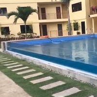 Piscine en acrylique de haute clarté, épaisse et robuste, directement de l'usine, pour villas, hôtels, gymnases, intérieur et extérieur