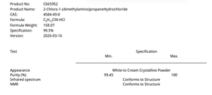 Factory 99% 2-Dimethylaminoisopropyl Chloride Hydrochloride CAS 4584-49-0 - Product Image 2