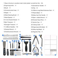 Kit Completo de Herramientas de Impresión 3D Creality de 74 Piezas y Kit de Limpieza de Boquillas para Impresora 3D, Modelo B0DG5V59Z8, 2.82 Libras
