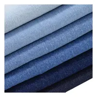 Plain Yarn Dyed 95% Cotton 5% Spandex Denim Stretch Clothing Fabric for Garments