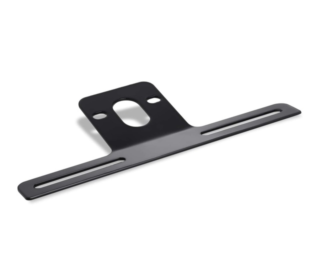 Steel Heavy Duty License Plate Holder Bracket and Light Mount for Trailers, Trucks, Cars, Certain Motorcycles