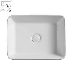 Cupc blanc brillant forme rectangulaire top vente <span class=keywords><strong>wc</strong></span> comptoir bassin sanitaire salle de bain table haut surface lisse lavabo - Product Image 5
