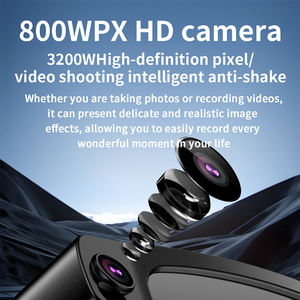 Lunettes intelligentes avec caméra 8MP, enregistrement vidéo 1200P, traduction en 100 langues, lunettes de soleil, appel, lecture de musique, charge magnétique, pour hommes - Product Image 3