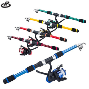 <span class=keywords><strong>Canne</strong></span> à pêche télescopique en fibre de carbone ultra-courte de 1,8 m, moulinet à lancer, lente, 60 g, EVA, ensemble de leurres pour eau salée, pêche en rivière - Product Image 3