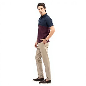 Camisas Casuales para Hombre, Tejido de Punto Suave, Diseño Ligero y Transpirable, Mezcla de Poliéster y Algodón, Manga Corta con Botones - Product Image 3