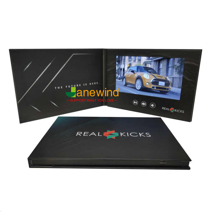 10/20minute/1 Hour Video Book Customizable Photo and Video-playing Book Digital Greeting Cards for Birthday Wedding Marketing