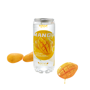 350ml xoài tự nhiên hương vị trái cây lấp lánh nước giải khát đóng gói trong chai và hộp - Product Image 2