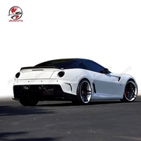 Installation facile - Aileron arrière en fibre de carbone style VRS F-599 pour Ferrari 599 GTB GTO - Spoiler de type queue de canard