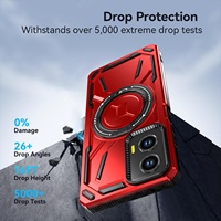 Étui de protection double couche pour téléphone portable Motorola G Power Play Sylus 2026 2025 2024 avec béquille flexible antichoc robuste