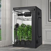 Ventilateur de gaine EC en ligne OEM/ODM d'usine avec filtre à charbon intégré, électrique, débit d'air 395 CFM, 110-240V pour l'élimination des odeurs dans les tentes de culture