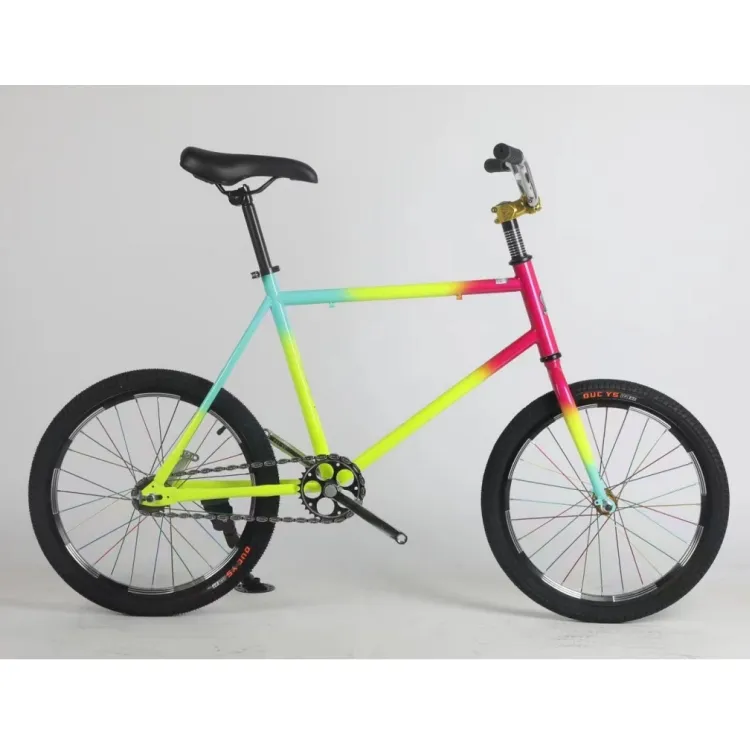 20 inç yüksek karbon çelik moda Mini sabit dişli bisiklet/satılık çocuk bisikleti