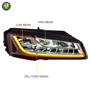 YU GUANG pour <span class=keywords><strong>Audi</strong></span> <span class=keywords><strong>A8</strong></span> <span class=keywords><strong>D4</strong></span> 2014-2017 : Accessoires automobiles, phares LED durables, feux de jour améliorés, style <span class=keywords><strong>Audi</strong></span> S8 - Product Image 5