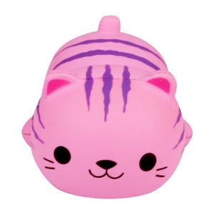 Pu Foam Slow <b>Rebound</b> Cartoon Round Ears Cat Fidget Toy Gift For Kids 2 To 4 Years Unisex - Product Image 1