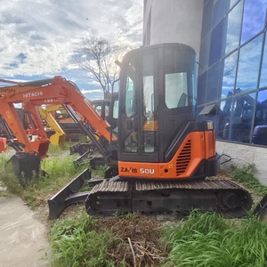 Mini-excavatrice hydraulique Hitachi ZX50U à prix abordable, qualité supérieure, excavatrice à queue courte pour chantier de construction étroit - Product Image 1