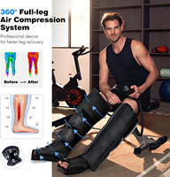 Presse thérapie physique électrique guérison jambe circulation pied et cuisse machine de massage pour les jambes circulation et soulagement de la douleur mollet