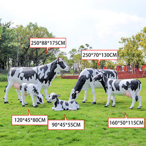 Escultura de Vaca de Fibra de Vidrio de 6 Pies de Altura, <span class=keywords><strong>Estatua</strong></span> de Vaca de Tamaño Real, <span class=keywords><strong>Estatua</strong></span> de Vaca Grande de 2 Metros de Altura - Product Image 5
