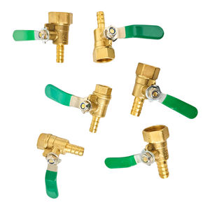 Robinet à bille en laiton forgé robuste à longue poignée en cuivre massif, interrupteur d'arrêt haute pression avec raccord de tuyau fileté NPT - Product Image 6