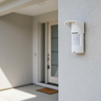 Détecteur de mouvement infrarouge PIR et micro-ondes pour animaux de compagnie en extérieur, 12V, matériau ABS, résistant à l'eau, détection de 15m pour utilisation en extérieur