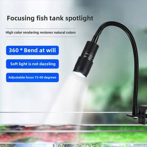 Ajustable 5W 7W 9W Spotlight sudamericano Mini Clip Fish Tank Landscaping Light con enfoque decorativo <span class=keywords><strong>para</strong></span> Fish Tank Lighting - Product Image 6