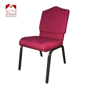 Chaises de chaire d'église d'usine en gros chaises d'église empilables d'occasion à vendre sièges d'église rembourrés en métal - Product Image 4