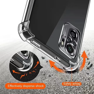 Custodia Protettiva Trasparente Antiurto con Airbag per <span class=keywords><strong>Xiaomi</strong></span> <span class=keywords><strong>Redmi</strong></span> Note 10 <span class=keywords><strong>10s</strong></span> 13 11 11s 12 12s 12 14 Pro Plus 5G <span class=keywords><strong>Redmi</strong></span> 10A 14C 12C - Product Image 5
