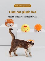 Vente en gros usine : Nouveauté – Serre-tête en peluche motif chat de dessin animé, facile à enlever et à laver – Accessoire mignon pour chat