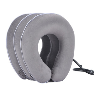 Dispositivo de Tracción Cervical Inflable Portátil, Soporte Eléctrico para el Cuello de Color Gris, para Uso Doméstico - Product Image 1
