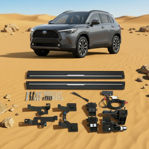 Estribos Laterales de Aleación de Aluminio Premium AKM, Accesorios para Auto, para SUV <span class=keywords><strong>Toyota</strong></span> COROLLA CROSS <span class=keywords><strong>2022</strong></span>+ - Product Image 1