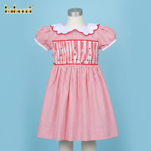 Vestido Babeeni ODM Personalizado con Bordado Floral a Mano, 100% Algodón, Corte en A, Transpirable, Ecológico, Certificado OEKO-TEX, Antiarrugas - Product Image 1