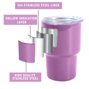Mini 3oz 304 Stainless Steel Insulated Sustainable American Style <strong>Shot</strong> Glass Sublimation Tumbler Lid <strong>Straw</strong> for Portable Drinking - Product Image 4