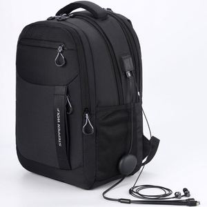 Custom College Student Computer <b>School</b> Bags Waterproof Outdoor Travel Casual Laptop <b>Backpack</b> With Usb Charging Port - Product Image 6