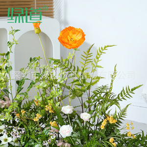 Plantes artificielles Greenway, base de fleurs, 30cm-100cm, décoration intérieure, style campagnard, aspect naturel - Product Image 3