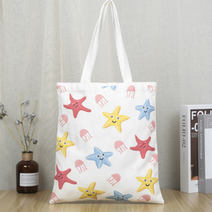 กระเป๋าผ้าแคนวาสสำหรับผู้หญิง พิมพ์โลโก้ตามสั่ง ราคาถูก - Product Image 2