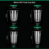 Gobelet en plastique PET transparent de 16 oz, jetable, anti-fuite, pour boissons froides, avec couvercle et paille, vente en gros d'usine pour commandes en gros de mariage