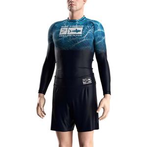 Chemises de bain pour hommes UPF 50+ Protection solaire Séchage rapide SPF Rash Guard T-shirts de plage et de pêche en plein air - Product Image 5
