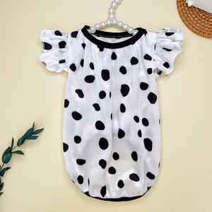 Jupe personnalisée à nœud en ruban extra-large, motif pois, style européen et américain, pour chat, chien Teddy, bouledogue français, toutes saisons - Product Image 3