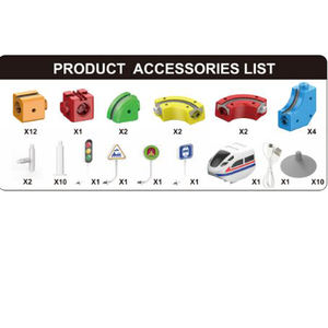 Лидер продаж, модель электромобиля, длинная железнодорожная трасса, детская сборка, волшебная трасса, 1:5 масштаб, щелочная батарея AAA, гоночная подиумная игрушка - Product Image 3