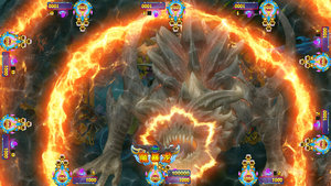 Kit de juego de pesca para 8/10 jugadores con excelente porcentaje de éxito, <span class=keywords><strong>Beast</strong></span> <span class=keywords><strong>War</strong></span>, para máquina de juego simulador de pesca eléctrica de arcade - Product Image 4