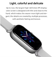 Reloj Inteligente Cuadrado H13 IP67 Resistente al Agua, Monitor de Sueño, Frecuencia Cardíaca, Llamadas Bluetooth, Monitor de Actividad Física, Aplicación Hiwear Plus, Pantalla HD de 1.83 Pulgadas