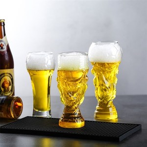 Vasos de vidrio para Bar, Copas de <span class=keywords><strong>cerveza</strong></span> para beber a un lado, venta <span class=keywords><strong>al</strong></span> <span class=keywords><strong>por</strong></span> <span class=keywords><strong>mayor</strong></span>, Steins para <span class=keywords><strong>cerveza</strong></span> - Product Image 1