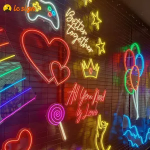 Envio direto do produto da noiva para ser sinal de neon venda quente de palavra decorativa neon