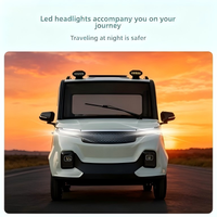 Nouveau véhicule utilitaire électrique entièrement fermé à quatre roues, idéal pour le transport de marchandises et les livraisons