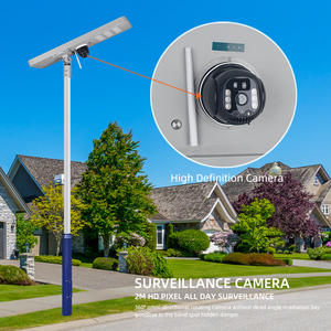 2MP PTZ <b>Solar</b> LED <b>Street</b> <b>Light</b> With 4G WiFi Camera AI Human Auto Tracking LiFePO4 Battery IP65 Waterproof Outdoor Security <b>Light</b> - Product Image 4