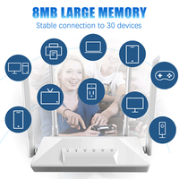 Router Inalámbrico 4G Portátil con Ranura para Tarjeta SIM, Router CPE 4G con Función Bonding, 1 Puerto WLAN/2 Puertos LAN, Seguridad WPA/WPA2